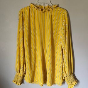 Yellow Stripe Blouse